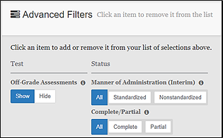 Advanced Filters