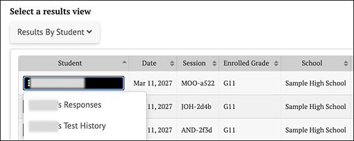 Context menu with drop-down list options shown.