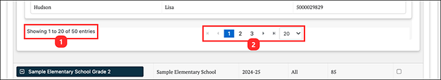 view student group pagination.
