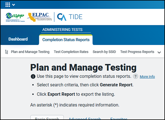 The instructions to view a report that appear when the More Info link has been selected.