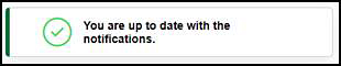 You are up-to-date on your notifications.