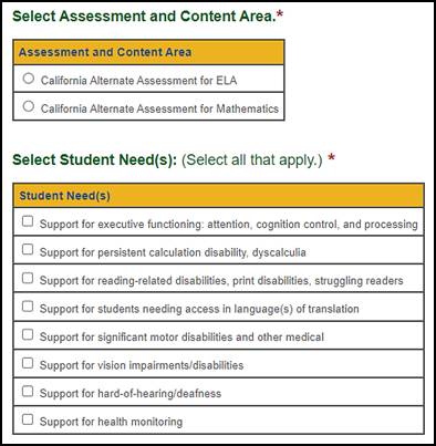 CAASPP Add/Edit Other Unlisted Resources screen.
